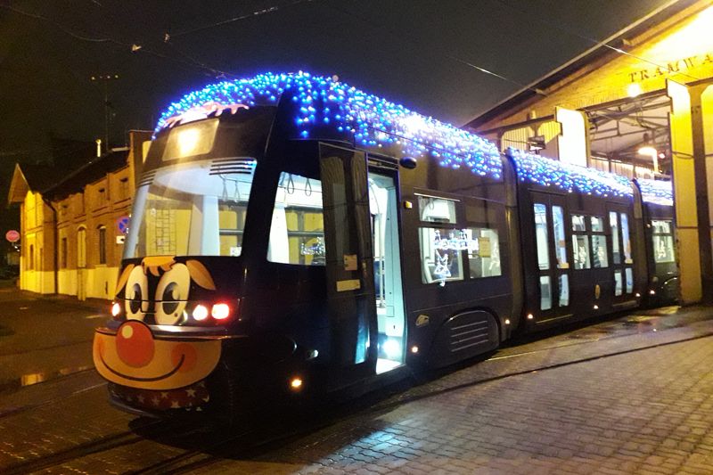 Świąteczny tramwaj