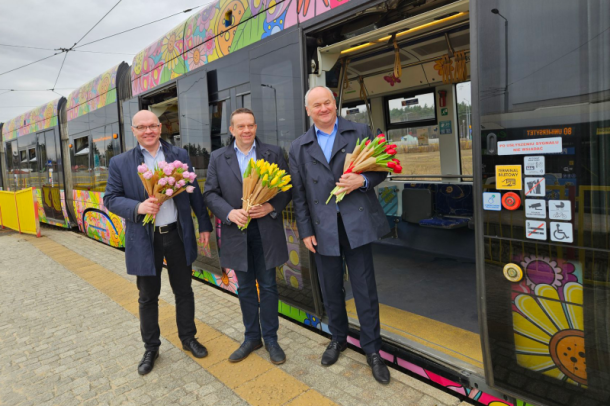 Wiosna przyjechała do Torunia tramwajem