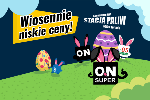 Wielkanocna Promocja na Stacji Paliw MZK w Toruniu!