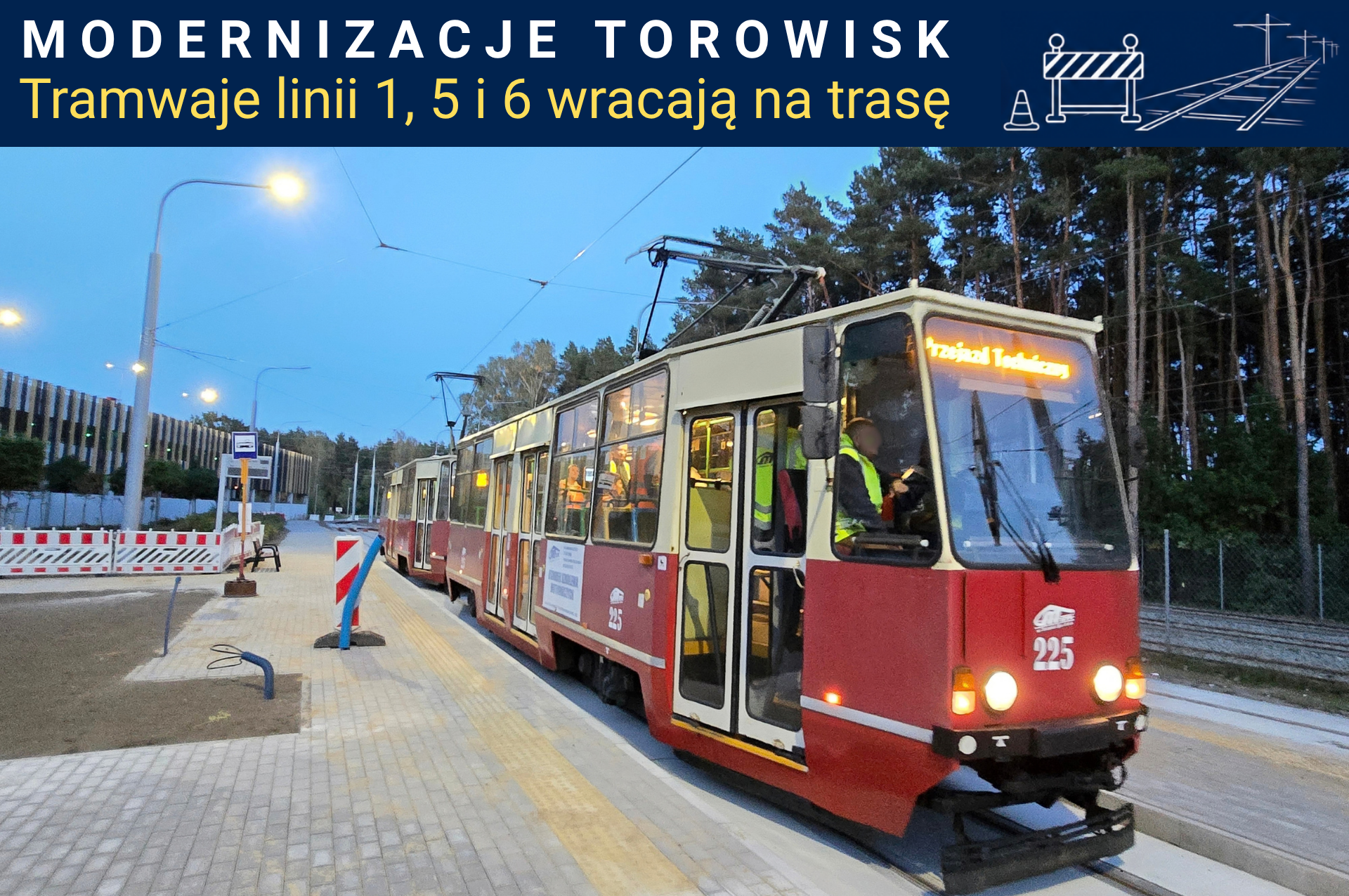 Ul. Kościuszki w Toruniu - prace modernizacyjne